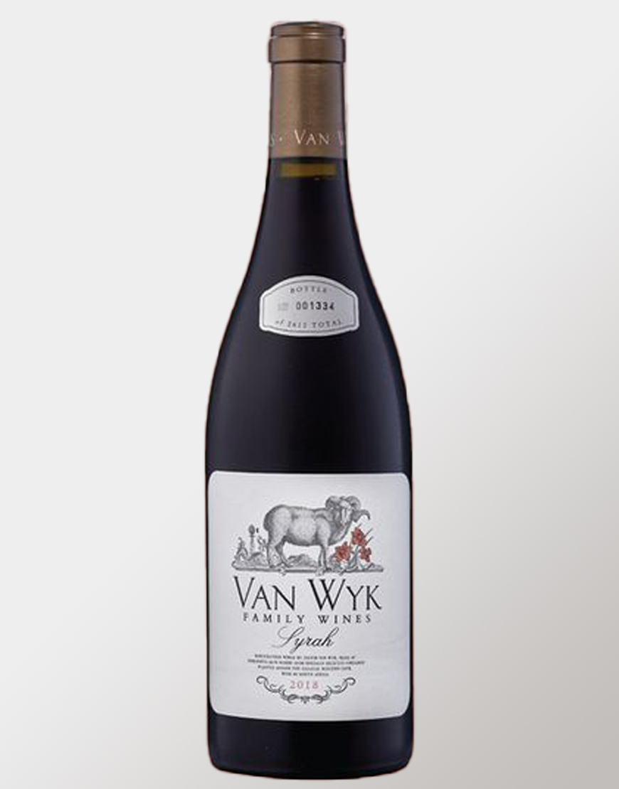 Van Wyk Syrah 2018, 750ml, 2406 Flaschen